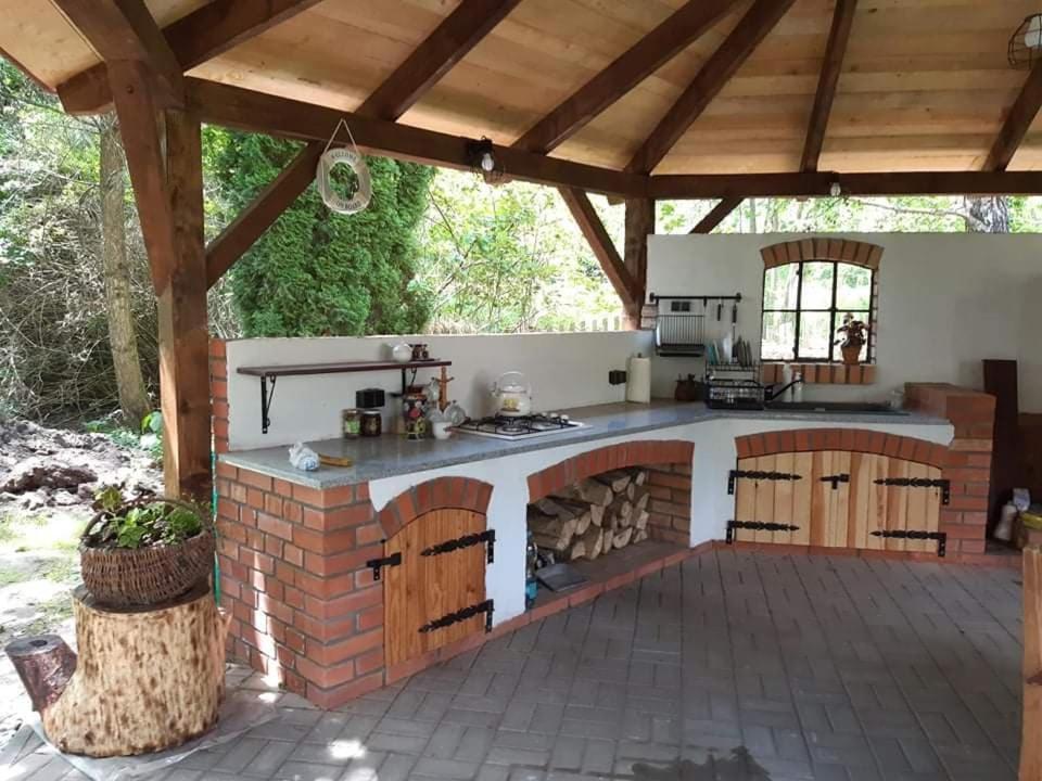 Dziki Brzeg Jezioraka Villa Zalewo  Ngoại thất bức ảnh